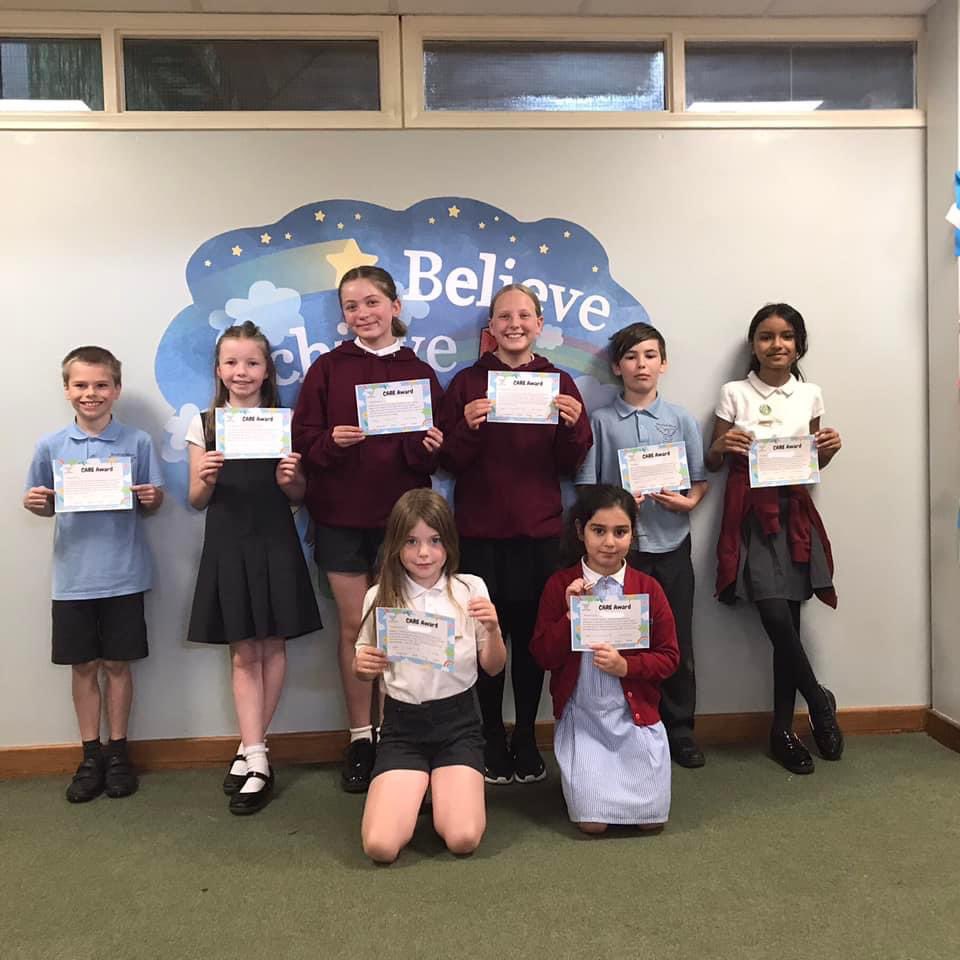 ⭐️⭐️ This afternoon, we had our CARE assembly where one child from each class was awarded a Equality badge. Each child received this award because they have consistently demonstrated the CARE values! We also celebrated those children who filled their Achievement Cards! ⭐️⭐️