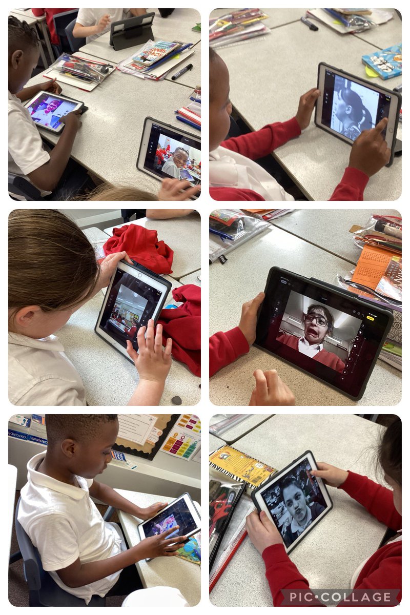 knightontmet's tweet photo. #Hughendenclass have been experimenting with photo editing. They cropped, rotated and changed the colour of their photo. #goodhumour #curiosity #collaboration #KnMPAComputing https://t.co/hL5FDKK8Ks