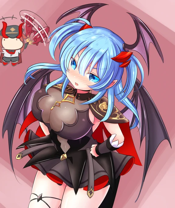 レナちゃん(樹里様ヴァンパイア衣装)描きました リクエストありがとうございました～ 