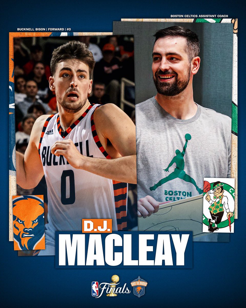 JohnGriffinIII's tweet photo. Game 1 W✅ for the #BucknellBrotherhood. It’s been a blast to watch Charles and DJ perform on such an elite stage. Their success has been a huge source of pride for @Bucknell_MBB !
#TheBisonWay https://t.co/67jvBWU2GA