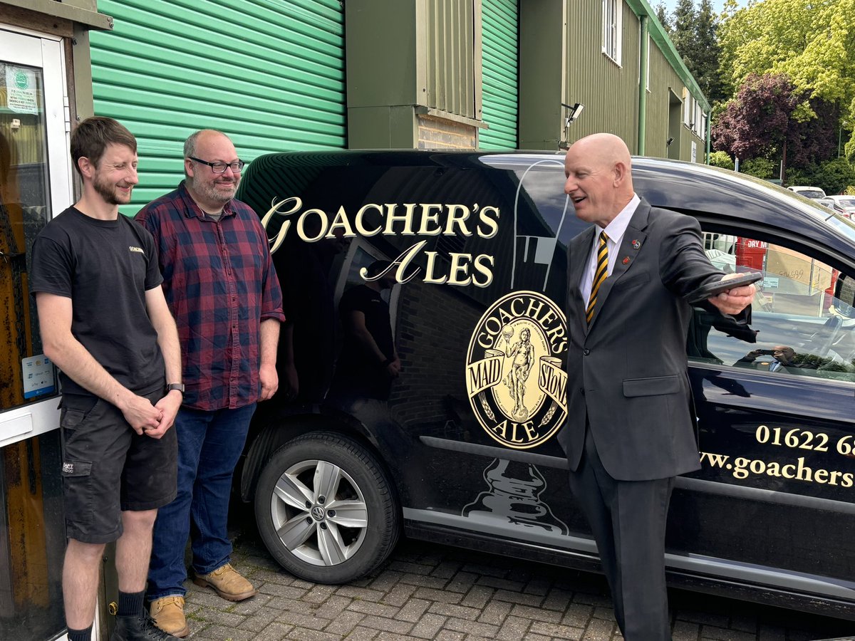 Great to meet @DavidNaghiPPC for an excellent tour of local brewery <a href="/GoachersAles/">Goacher's Ales</a>