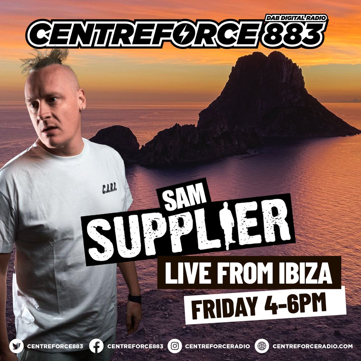 SamSupplier's tweet image. Today I’m live from Ibiza on 4-6pm