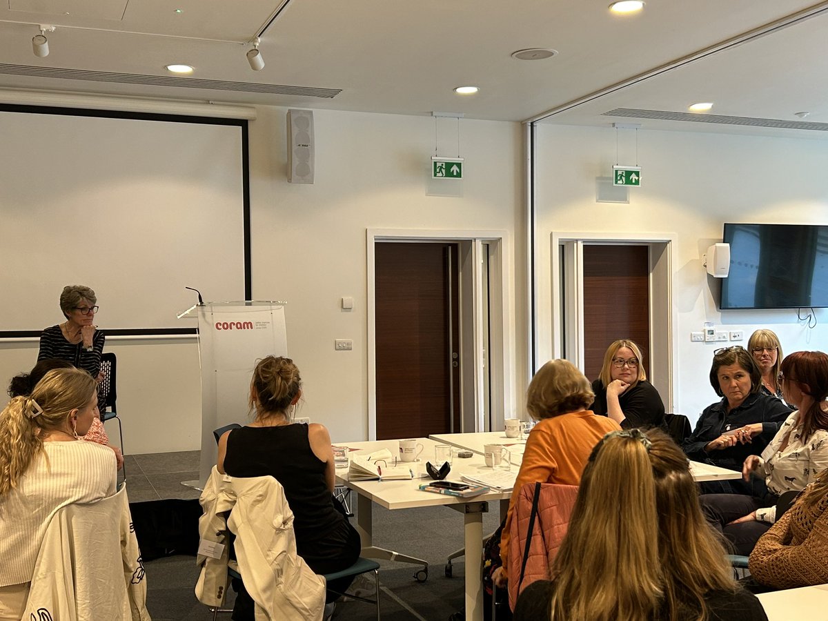 hempsalls's tweet image. @FiJulie looks to answer questions from the crowd including a question from @NickyTu49850999 at the hey! Conference 👋❓
#startingfromthechild
#earlyyears
#wearecoram