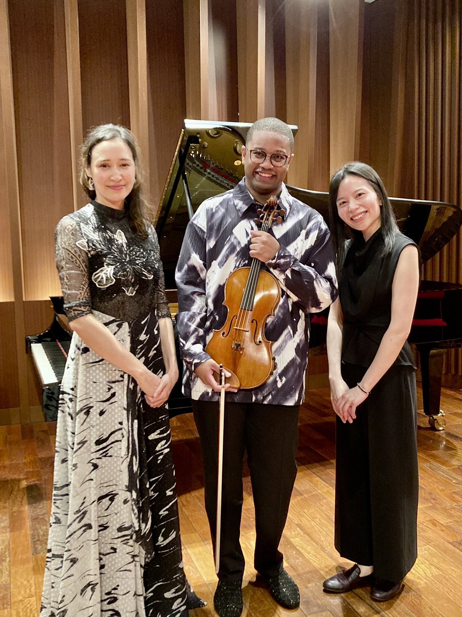 My heart is full of gratitude🥹 THANK YOU for such a memorable evening! 楽しかった🎻🎹#ヤマハ銀座
 #brahms #musicianlife