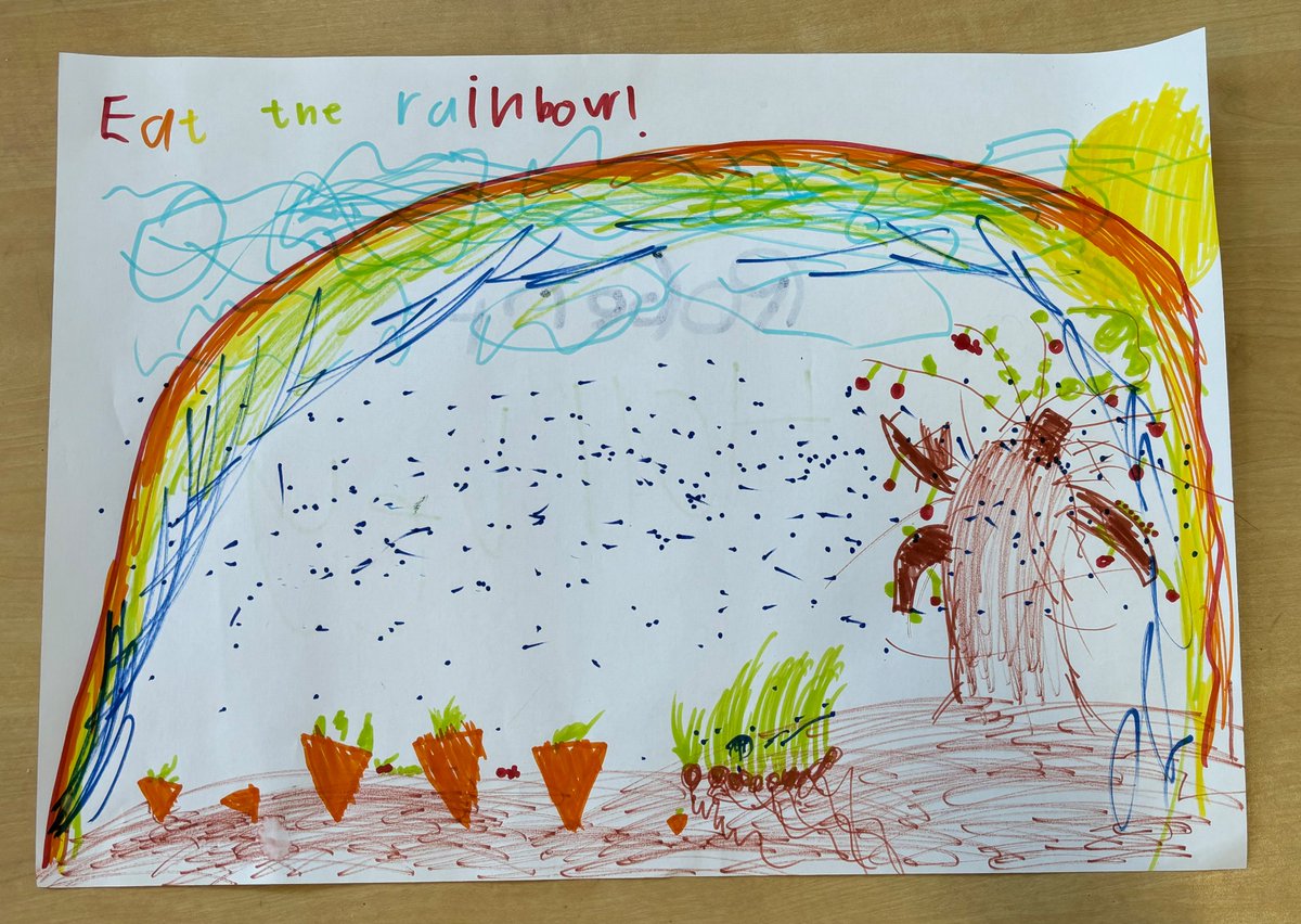 Mrs_HowieP1's tweet photo. P2 know about healthy eating. 😊🥕🍎🍌🫑 https://t.co/It4jsePWiq