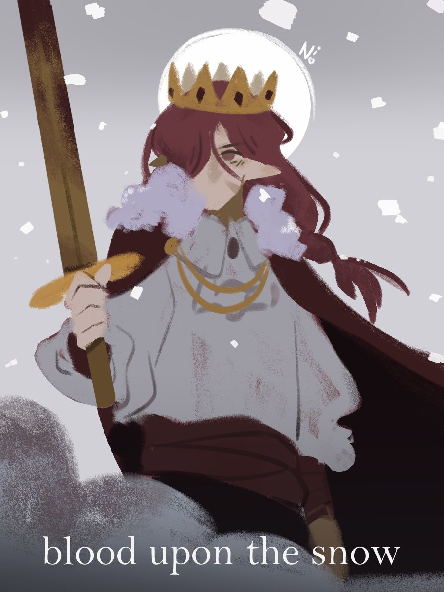 ninoxetine's tweet image. Hello everyone, this is my day 5 entry for #30daysofTechnoblade #technoblade25
🐥
#technobladeneverdies #technobladefanart
Heavily inspired by my favourite song artist, Hozier &quot;blood upon the snow&quot; (also I&apos;m a fan of God of War :3)