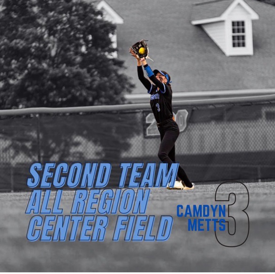So thankful to be awarded Second Team All Region Center Field! Can’t wait for what’s next for this team! #dersarehot <a href="/atlee_softball/">Atlee Softball</a>