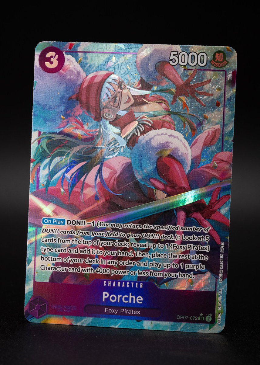 one piece tcg foxy deck OP07 - Purple