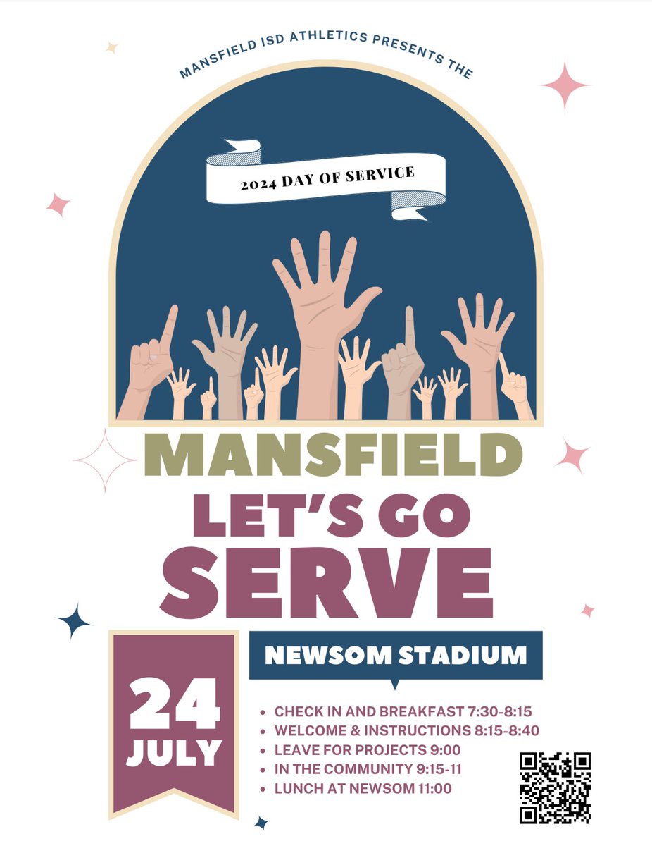 📣 MHS Athletes!!! What a great opportunity to go serve our community! Sign up today!