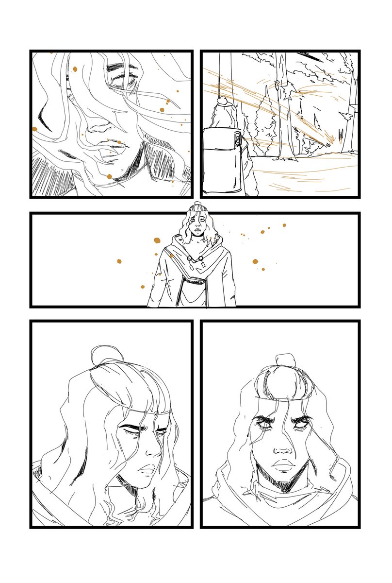 ShiniestNomad's tweet photo. Some sketches and finished pages from Raina Chapter 2.
The story follows Raina and her surrogate father Vivik as the deal with the aftermath of a reality warping catastophy they cause and the grief and fallout.
https://t.co/SH14oT6ZGt https://t.co/Hme9iXU8E6