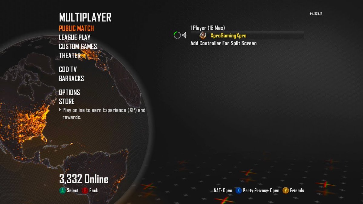 Phantom__Ice's tweet photo. Reminder of what GOOD Call of Duty menus looked like:

Simple vertical list menu > over complicated horizontal tabs and shit https://t.co/5HnFgJu0lO