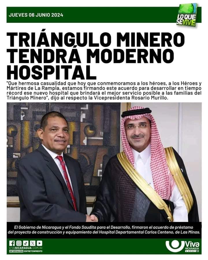 2/3 Esos han sido los 1ros pasos para mejorar la condicion de vida de la comunidad. Hoy, estamos feliz, de la noticia de construcción de un hospital q atendera a nuestros indígenas mayagnas y la comunidad en general. 🏥 #UnidosEnVictorias #TodosJuntosAl4519 
<a href="/Atego16/">@🅰🆃🅴🅶🅾 🇳🇮</a>