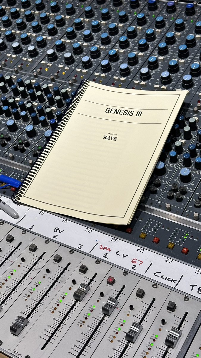 Jake Jackson (@jakejackson) on Twitter photo Genesis III by <a href="/raye/">RAYE</a> arranged and coproduced by <a href="/wakeuptom/">Tom Richards</a>
Recorded and mixed by me!
Genesis I & II mixed and mastered by <a href="/JaycenJoshua/">Jaycen Joshua</a> (got confusing with the JJ mix suffixes!) Genesis III by <a href="/raye/">RAYE</a> arranged and coproduced by <a href="/wakeuptom/">Tom Richards</a>
Recorded and mixed by me!
Genesis I & II mixed and mastered by <a href="/JaycenJoshua/">Jaycen Joshua</a> (got confusing with the JJ mix suffixes!)