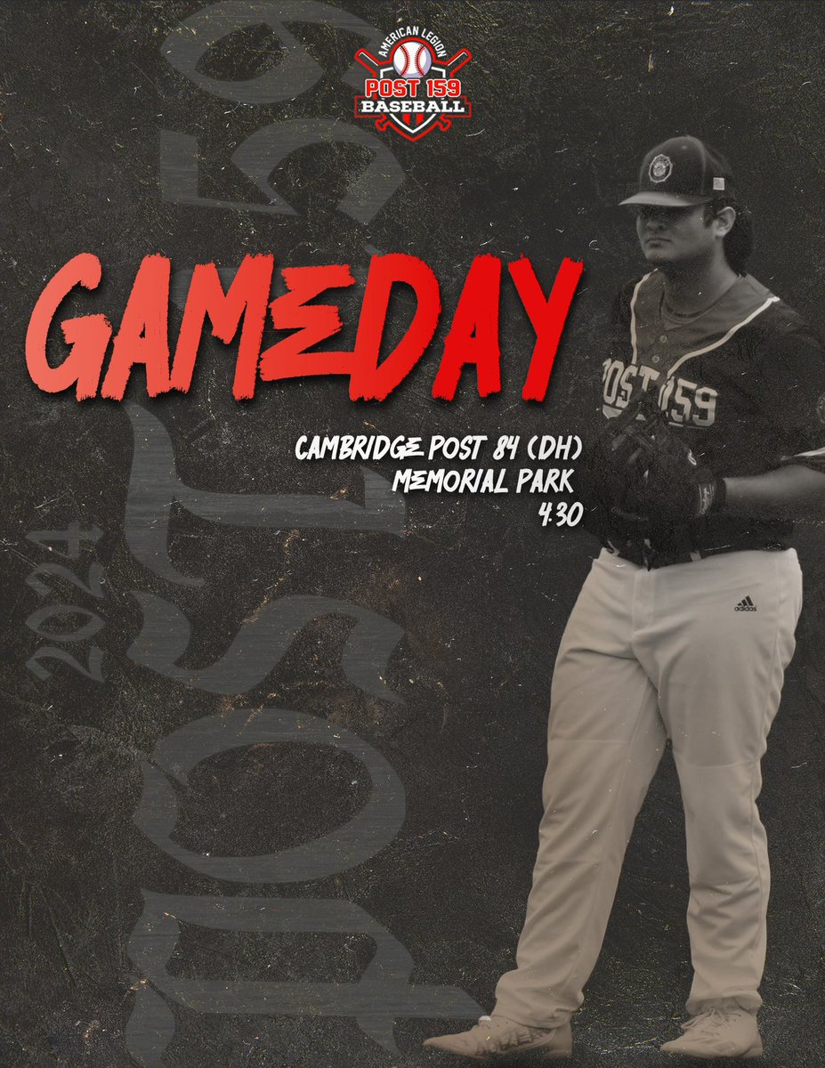 Post159Baseball's tweet image. Come on out for an opening day Friday night twin bill against Cambridge or follow along on GameChanger! First pitch slated for 4:30pm #OneFiveNine
