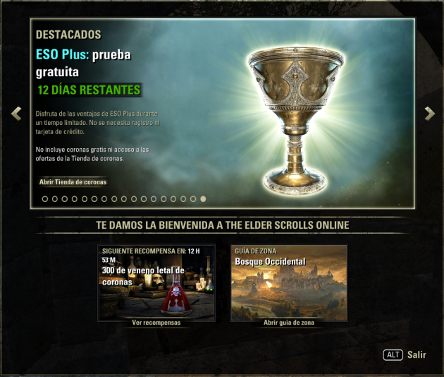 Destrocineleb's tweet photo. No se si lo sabeis pero han puesto el #ESOplus Gratis durante un tiempo!! No perdais la oportunidad de disfrutar de todos los DLC, o aprovechad para farmear gracias a la bolsa infinita de materiales! #ESOFam @TESOnline_ESP #ElderScrolls https://t.co/sU45lTLfRU