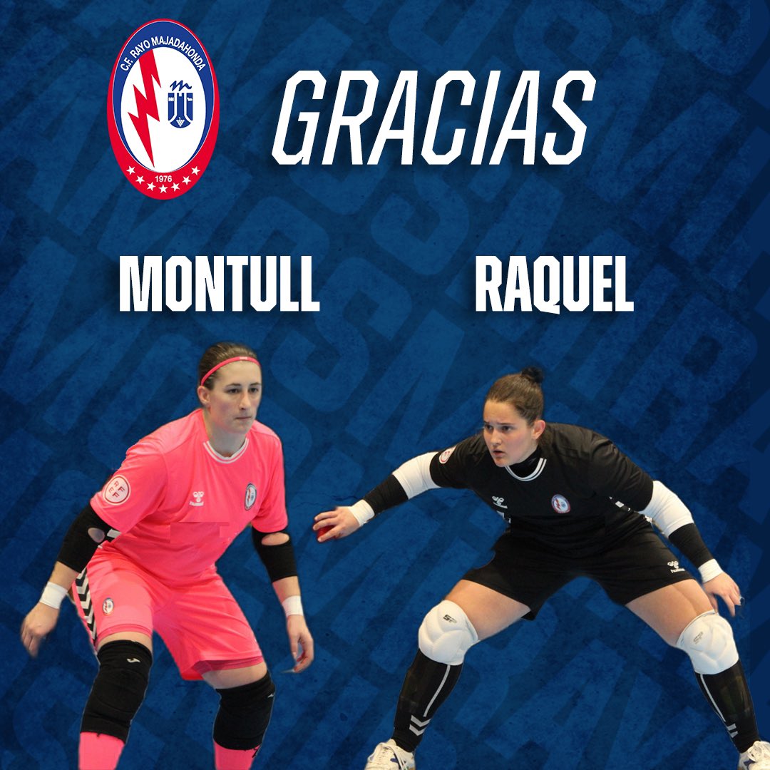 RMajadahondaFS's tweet photo. 𝐃𝐞𝐬𝐩𝐞𝐝𝐢𝐝𝐚 | Hoy despedimos a las que han sido las guardianas de nuestra portería 🥅

Ha sido un placer poder disfrutar de ellas, gracias por darlo todo❤️

Os deseamos lo mejor en vuestro futuro💪

#vamosmirayo⚡️ https://t.co/trVoG0Sx5W