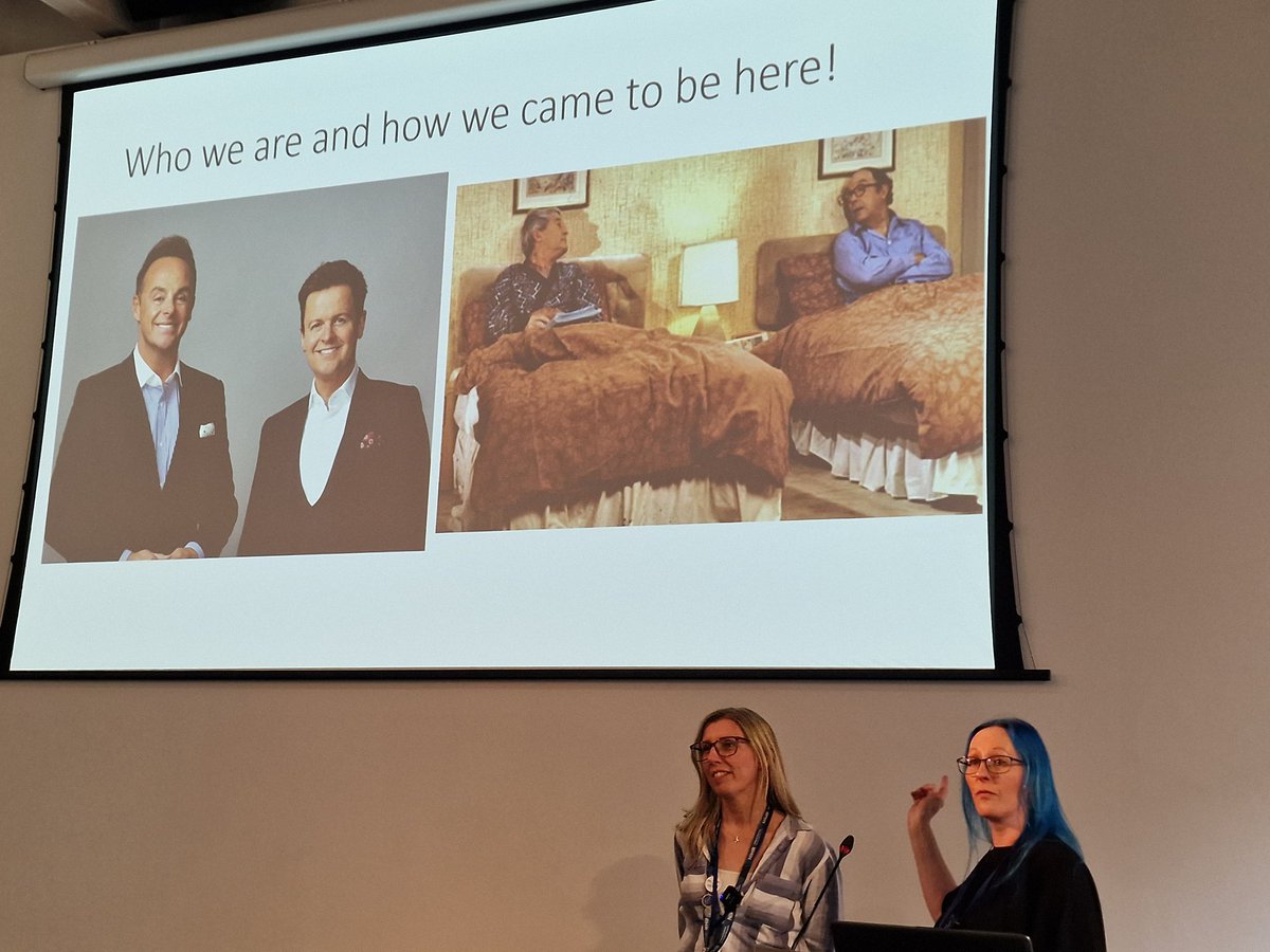 Finishing off the day with <a href="/kerrieanndavies/">kerrie Davies MBE</a> &amp; <a href="/drjanefreeman/">Jane Freeman</a> making us laugh &amp; inspiring us whilst talking about 'Being authentically us' to close #HCSED24 on #embracingyourauthenticity 

It's been such an amazing day. Thank U to every1 who came

<a href="/GOSHLearnAcad/">GOSH Learning Academy</a> <a href="/GreatOrmondSt/">Great Ormond Street Hospital for Children</a>