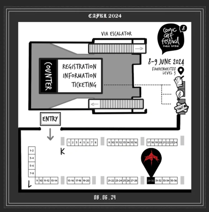 Hey local oomfies, if yall are going to CAFKL this weekend my buddies will be selling my prints along with other merch and a zine I contributed to! :3   Unfortunately you wont be seeing me there, but go check out our stuff anyway  