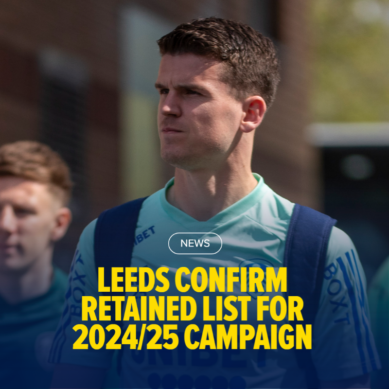 LUFC's tweet photo. 📋 #LUFC can now confirm our 2024/25 retained list, with Sam Byram triggering a one-year extension clause in his contract

We express our thanks to those players who will leave the club in the coming weeks and wish them well for the future