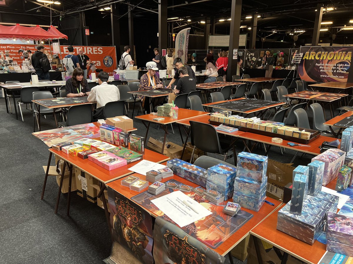 Join us at <a href="/AnimeconNL/">AnimeCon 2026 - Hidden Spirits || April 17 - 19</a> this weekend please Ian would like to demo <a href="/fabtcg/">Flesh and Blood</a> to you and teach you how to become 9th :)

We also have Nam and Efri to teach you <a href="/grandarchivetcg/">Grand Archive TCG</a> !