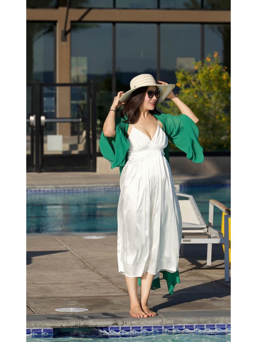 Seeing my bestie at my pool party brings me immense joy. Her presence makes everything brighter, and I'm ecstatic, sharing every laugh and splash together.