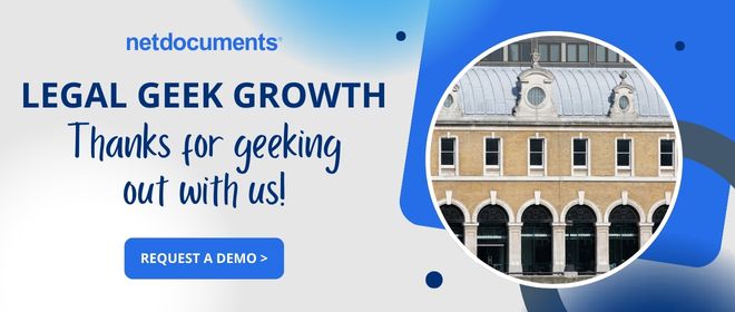 netdocuments's tweet image. 🌟 Thanks to all who joined us at @wearelegalgeek Growth in London! Let&apos;s keep the conversation going and reconnect soon for a personalized demo of our award-winning #PatternBuilderMAX.
Get started here 👉 landing.netdocuments.com/pattern-builde…

#LegalTech #GenAI #AI #ndMAX