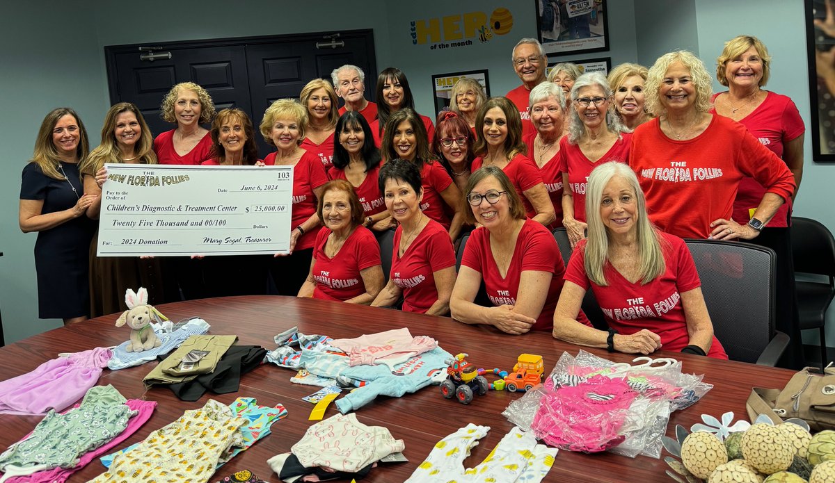 bwdhealthfndn's tweet image. We were thrilled to host the Fabulous Ladies &amp;amp; Gentlemen from the New Florida Follies at @cdtc this week! Their generous donation and kids clothing for Bee Boutique🐝 will make a huge impact in the lives of our chilren with special healthcare needs! #cdtc #givingback