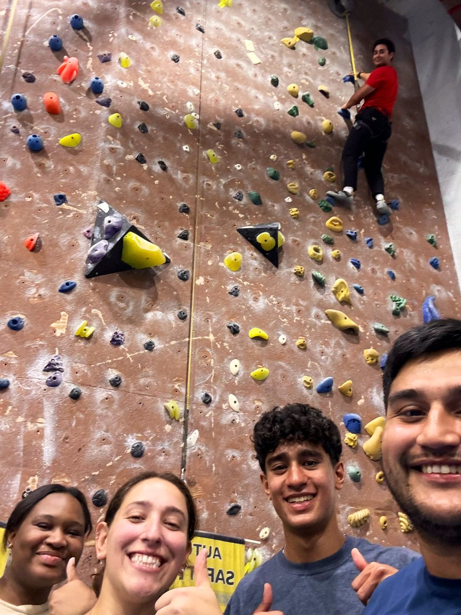 Biomech_UM's tweet photo. We had a great time in our lab activity doing rock climbing 🧗

Excellent opportunity to show that our skills are not just in the lab. Thank you to all lab member for participating.

@umiamiengineer https://t.co/8uedoF4WUm