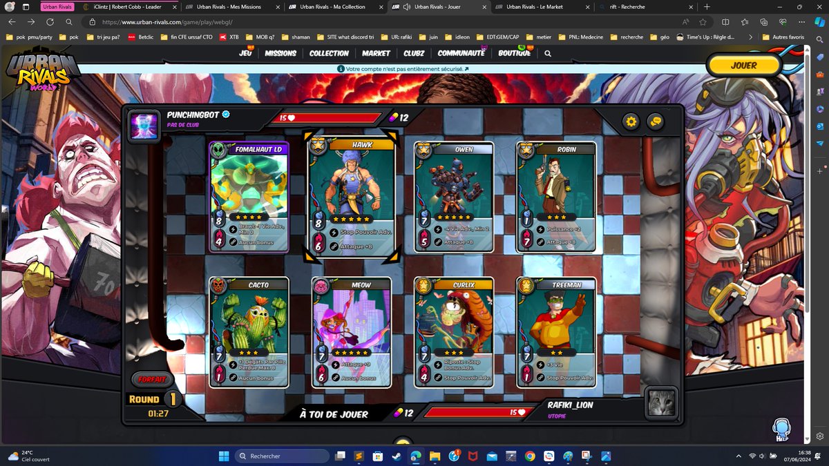 theorousseau91's tweet photo. Urban Rivals: un jeu de cartes d'affrontement style pokemon, magic the gathering, yu-gi-oh!, ascension mais sans énergie ou mana mais avec des pillz pour multiplier sa puissance💪 et causer des gars ou des nanas 
On peut également parcourir des lieux à travers des chemins. 🏞 🌈 https://t.co/XGCrR68dMV