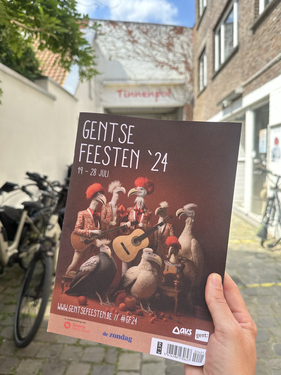 The program of the Ghent Festivities is out!! Start planning your visit! #GF24
Buy the program magazine at our tourist office or local newspaper shop. You can also check the full program online on the website: gentsefeesten.be