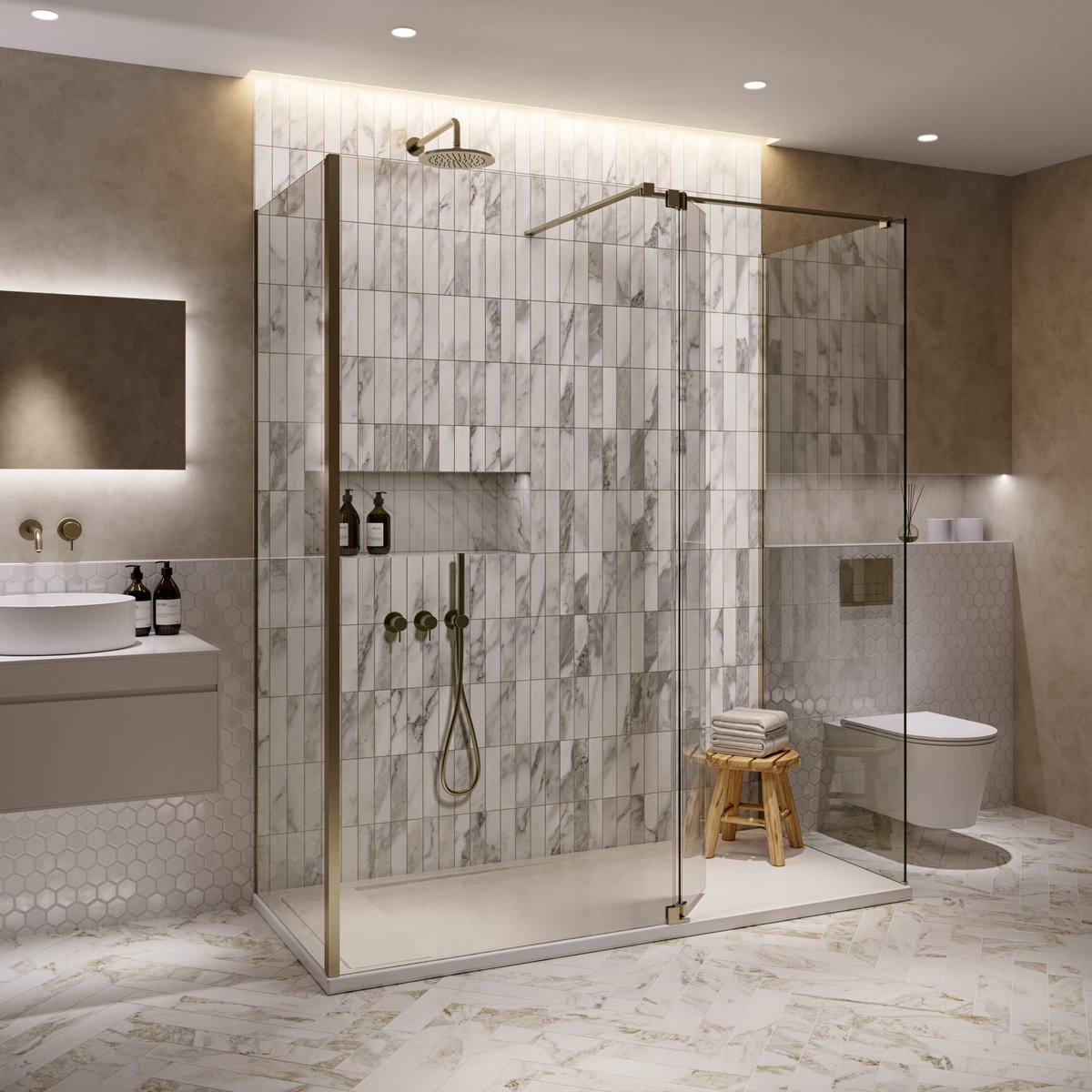 PIXREADY1's tweet image. #PIXREADY transformed a leading UK #shower manufacturer’s visuals with stunning 3D #productrendering. Discover the sleek, functional #designs of their modular #walk-in showers in realistic, #modernbathroom settings.

📌Explore more on our website: pixready.com/portfolio/mode…