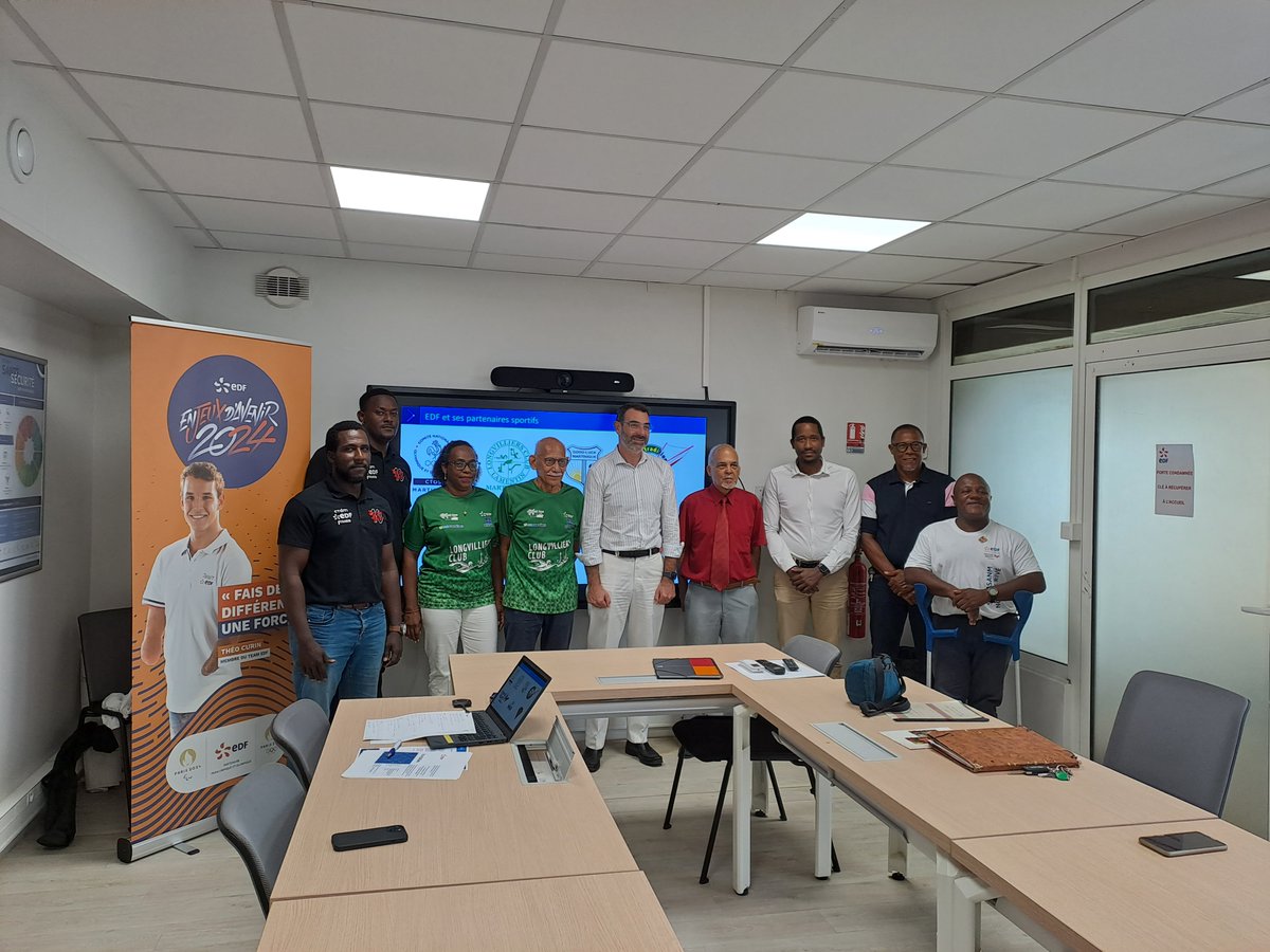 EDF promeut le déploiement et les valeurs du sport en Martinique !

EDF en Martinique a réuni ses partenaires sportifs ce jeudi 06 juin afin de réaffirmer son engagement fort pour le développement du sport sur l'île.