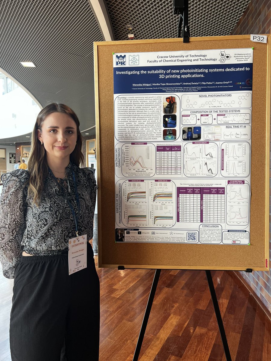 Weronika Wielgus (@wielgusww) on Twitter photo Today with #OrtylPhotoLab we are participating in an international scientific conference taking place at the Jagiellonian University. We are very pleased to present our work done in the team of Prof. <a href="/JoannaOrtyl/">Joanna Ortyl</a> 👩🏽🔬🧪🧬 Today with #OrtylPhotoLab we are participating in an international scientific conference taking place at the Jagiellonian University. We are very pleased to present our work done in the team of Prof. <a href="/JoannaOrtyl/">Joanna Ortyl</a> 👩🏽🔬🧪🧬