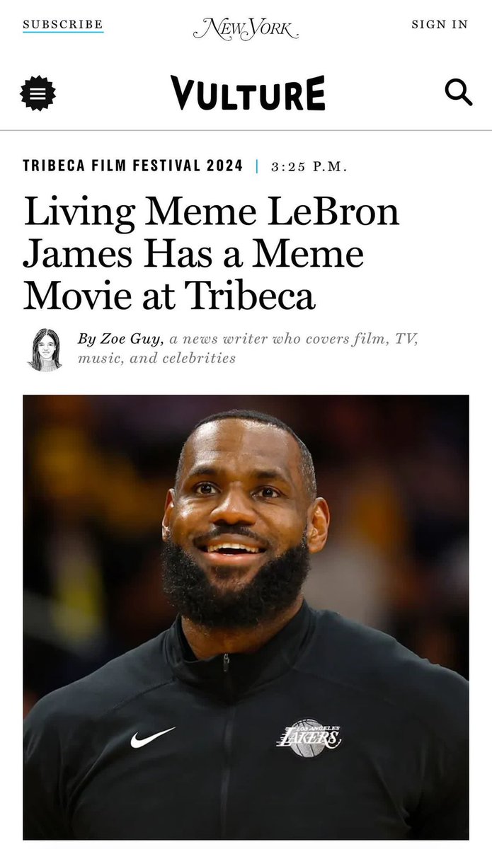 KingJosiah54's tweet photo. Excited to announce our NBA Twitter doc “Memes &amp; Nightmares” is premiering at Tribeca film festival June 14!!!

Appreciate ya LeBron, Mav, @uninterrupted and @starrylemonlime for making this happen…

We got a movie y’all 🍿 https://t.co/E3utBOt6dG