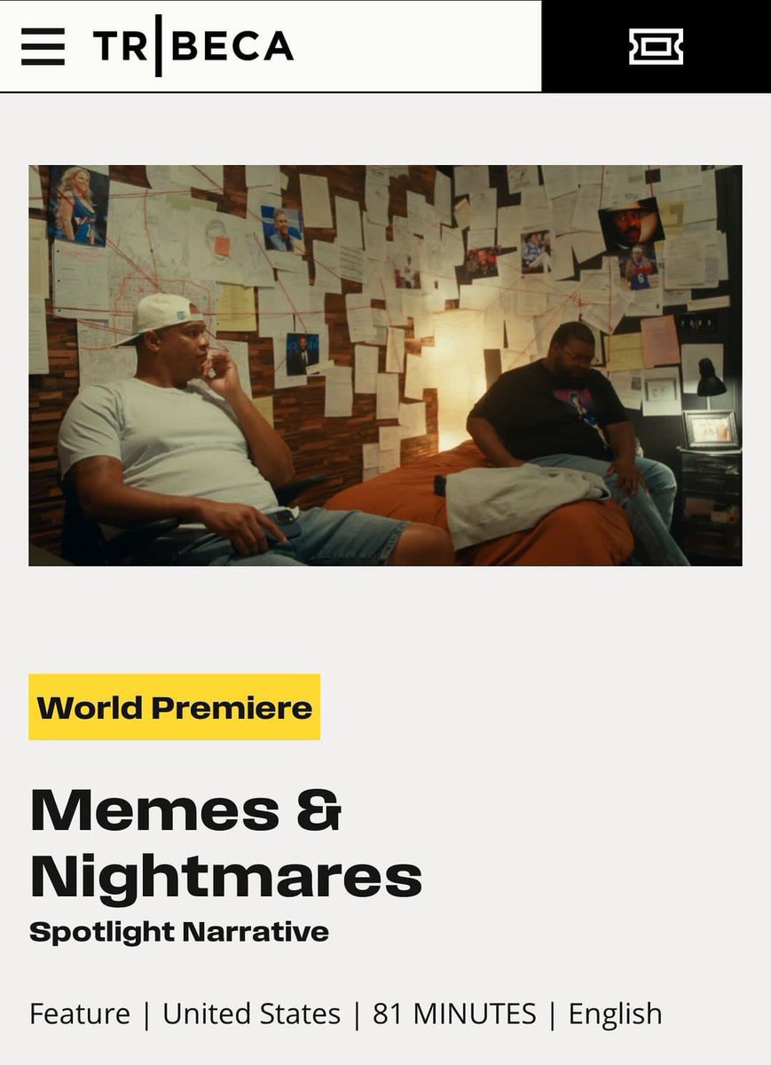 KingJosiah54's tweet photo. Excited to announce our NBA Twitter doc “Memes &amp; Nightmares” is premiering at Tribeca film festival June 14!!!

Appreciate ya LeBron, Mav, @uninterrupted and @starrylemonlime for making this happen…

We got a movie y’all 🍿 https://t.co/E3utBOt6dG