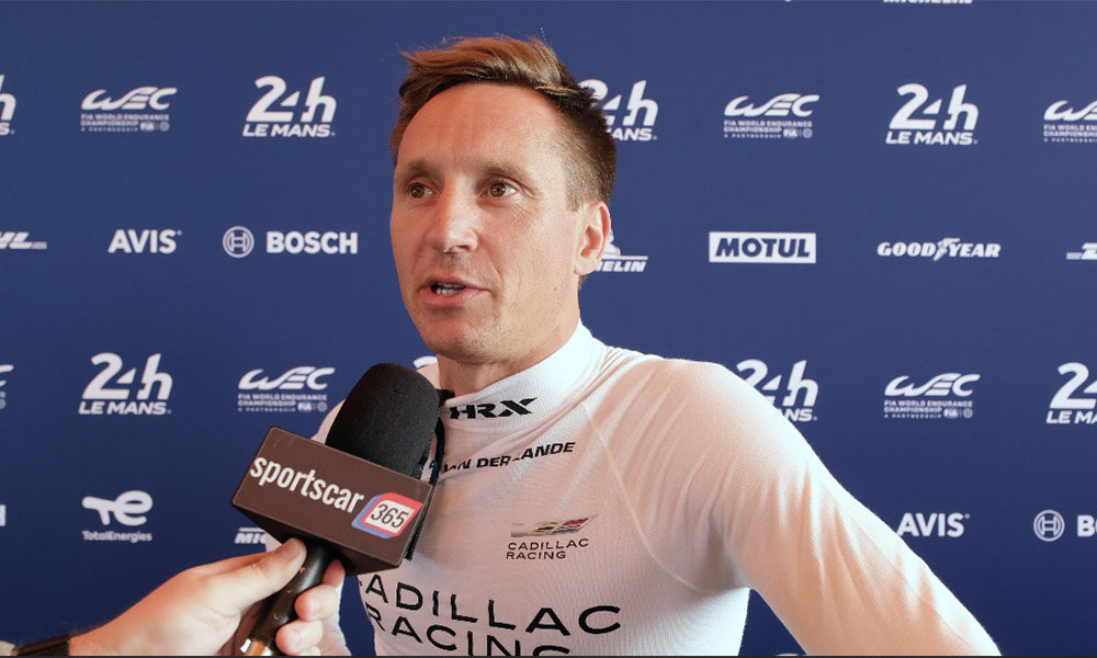 Sportscar365 (@sportscar365) on Twitter photo 🎥 VIDEO: <a href="/Rengervdz/">Renger van der Zande</a> believes that <a href="/CGRTeams/">Chip Ganassi Racing</a> can build on last year’s reliability record for the Cadillac V-Series.R at @24HoursofLeMans ahead of next weekend’s returning Hypercar class effort.
➡️ sportscar365.com/lemans/wec/van… #LeMans24 #WEC 🎥 VIDEO: <a href="/Rengervdz/">Renger van der Zande</a> believes that <a href="/CGRTeams/">Chip Ganassi Racing</a> can build on last year’s reliability record for the Cadillac V-Series.R at @24HoursofLeMans ahead of next weekend’s returning Hypercar class effort.
➡️ sportscar365.com/lemans/wec/van… #LeMans24 #WEC