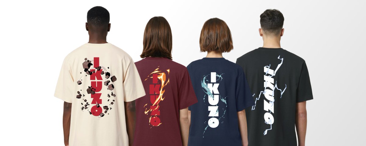 0x8andy's tweet photo. THE RETURN OF THE TSHIRTS OF ELEMENTS // 

After a successful first launch we decided to do one last round for those who missed out. 

The TShirt of Elements are back! 
Same tshirt, 
Same quality,
Same packaging

Orders will remain open for 1 month until 7/7. These tshirts won't be coming back after, so this is your last chance! 

🪨🔥🌊⚡️

⛩️ ORDER HERE: https://t.co/0Aumk0RKkX