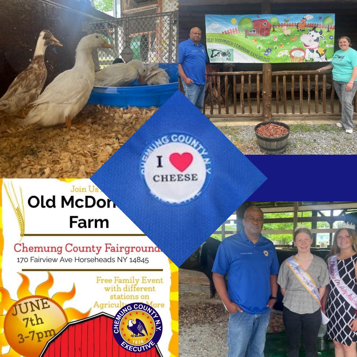 chemungcoexec's tweet photo. Stopped by the Chemung County Fairgrounds for Old McDonald Farm Days, kids from our local school districts getting a first hand look at farm animals, NYS Forrest Rangers, farm museum and more. https://t.co/bbzDLnPpVR