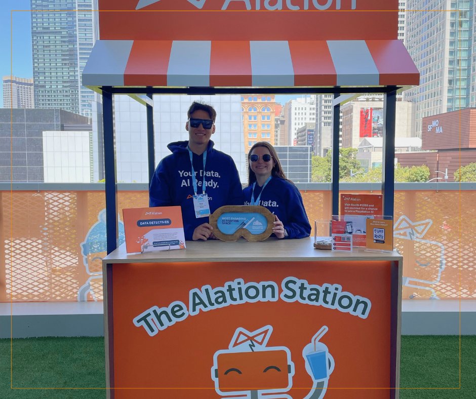 exhibitusinc's tweet image. Alation was awarded Most Engaging Activation Space at #SnowflakeDataCloudSummit!❄️We are proud to team up with creative brands to create an unforgettable space. Congratulations to everyone involved in crafting an elevated experience!🏆
#ExhibitusCraftingBrandExperiences