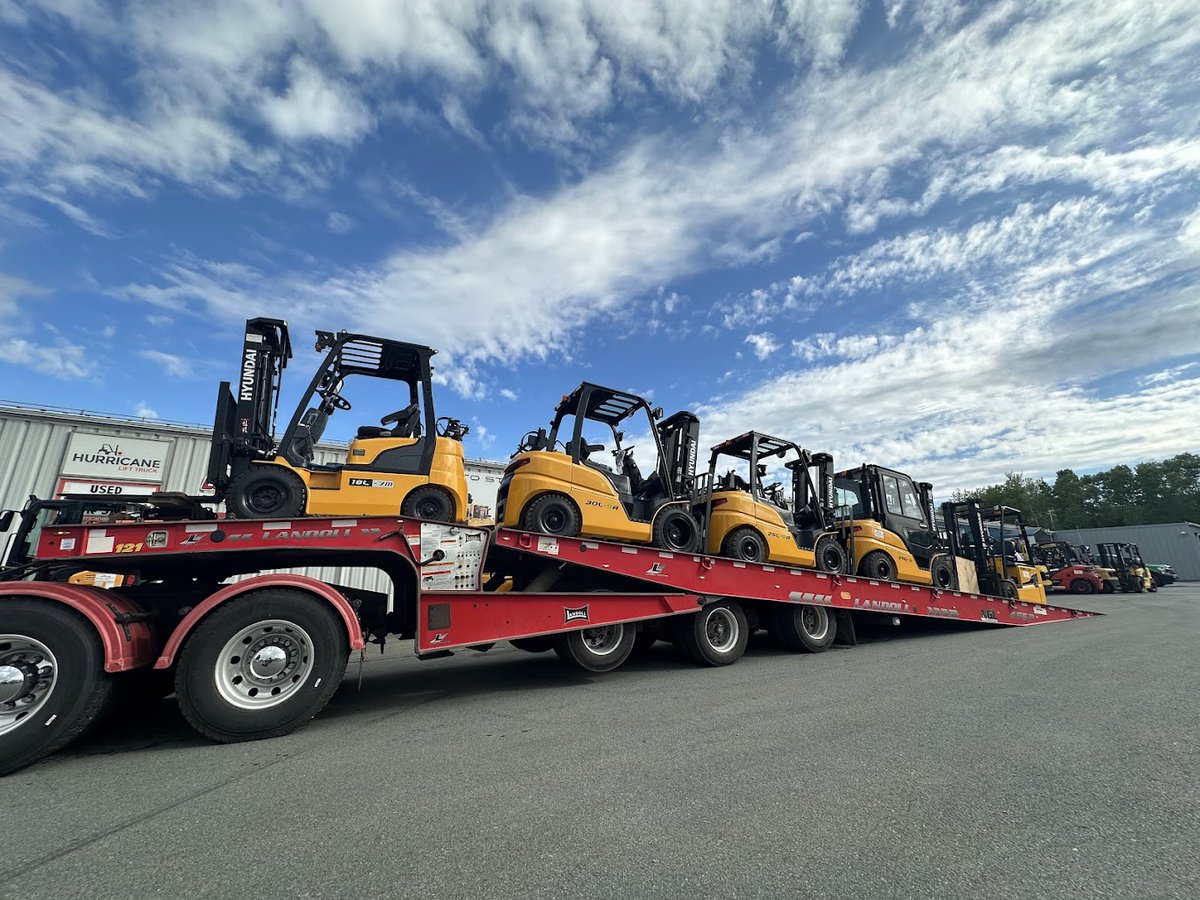 HurricaneIE's tweet photo. Whoa! We're going to have some happy customers later today! Not only are they receiving one of the best machines available, but they’re also taking advantage of our Spring Inventory Savings.  Call us today Toll-free at 1-800-463-7100 to save $$$!! https://t.co/fXw8VnDI5g