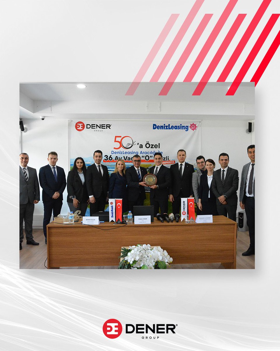 DNRdema's tweet photo. 50 yıllık üretim yolculuğumuzda DenizLeasing ile önemli bir işbirliğine imza attık!
Firmalara CNC makine alımlarında 36 ay vade ve sıfır faiz, %25 peşinatlı ödeme ve Euro geri ödeme şartlarıyla finansman desteği sağlanacak.
Üretim sanayisine hayırlı olsun!
#dener https://t.co/t9vQHxeKOk