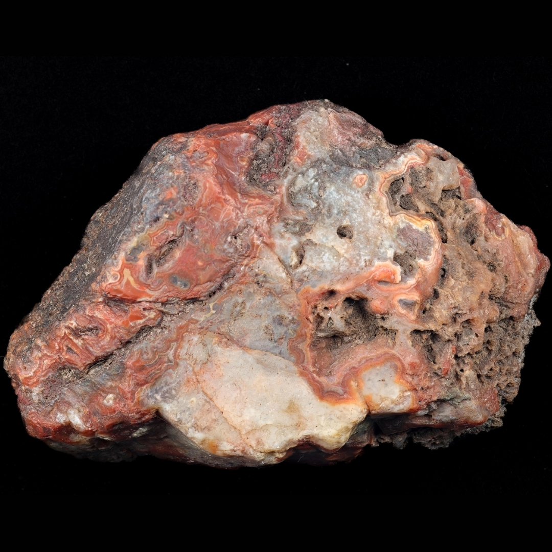 Photos by the esteemed Chris Harlow of a 10cm Balmerino agate I collected in 2018