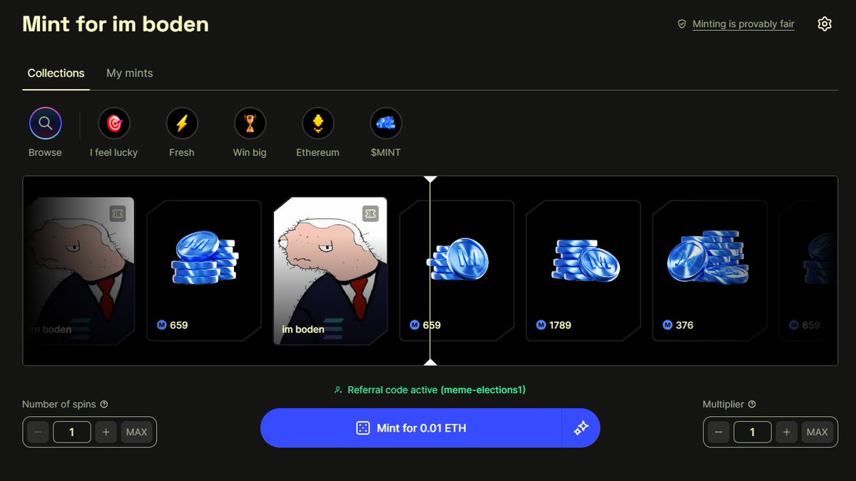 you win when you spin