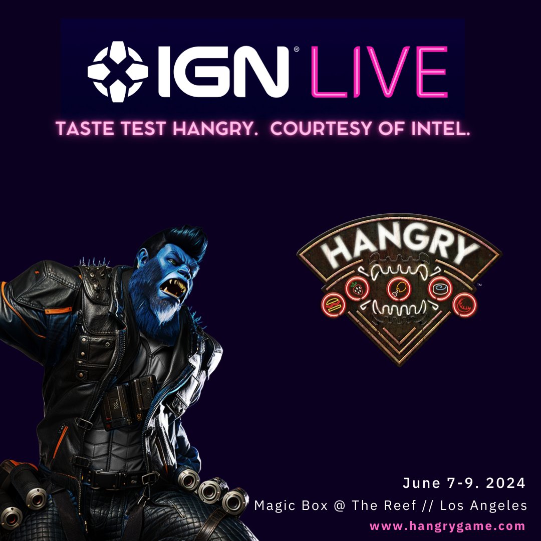 GamePill's tweet photo. WHAT ARE YOU DOING TODAY?! Want to take a bite of the action at IGN LIVE?! GAME PILL is unveiling their latest game, HANGRY, and this demo is looking tasty! 🎮

More details 👉  https://t.co/IMJKgyHYL6 
@IGN @intel
#HANGRY #GamePill #IGNLIVE #NewGame #IndieGame #SnacknSlash https://t.co/pv9EpgZFNJ
