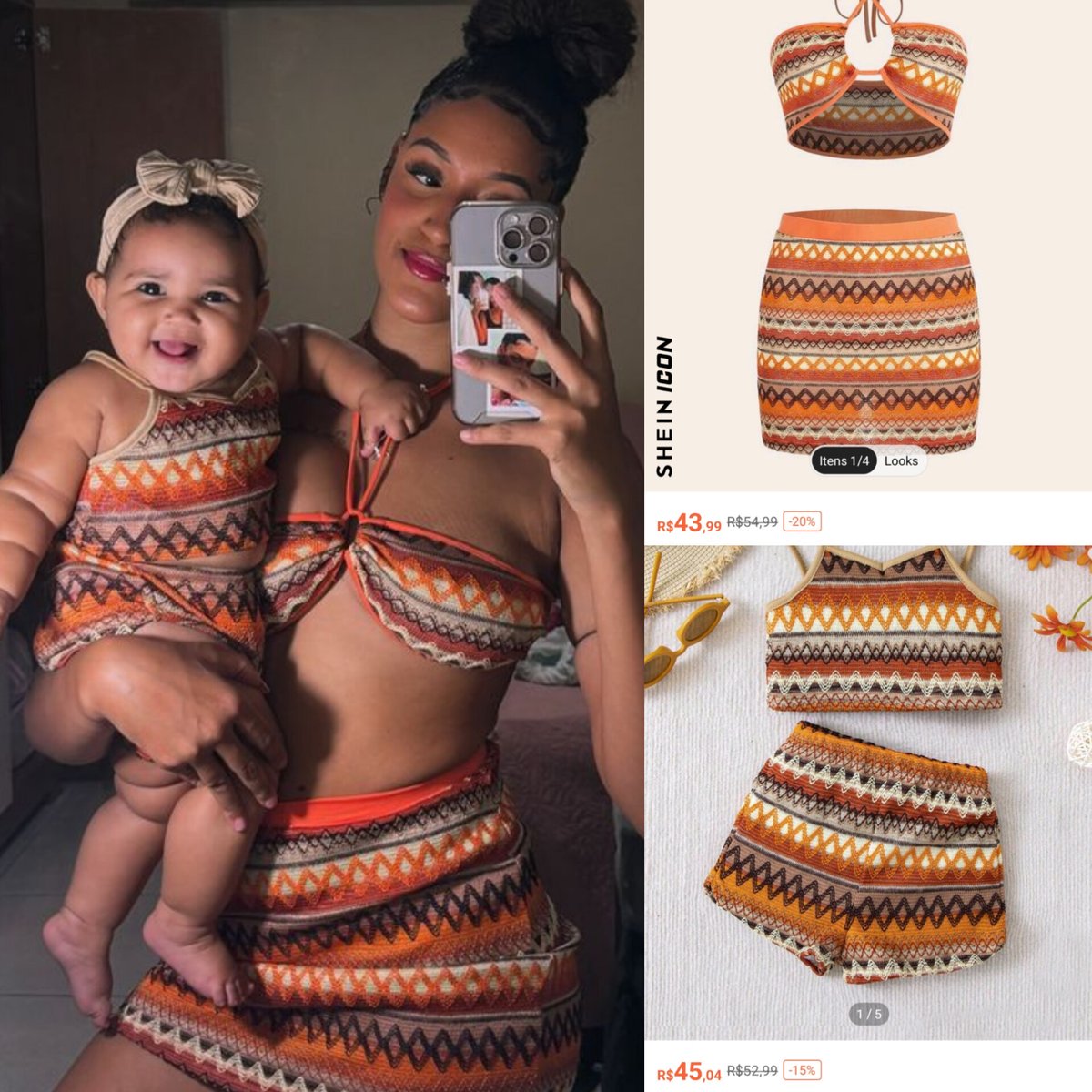 tal mãe, tal filha 🧡✨️
links nos comentários