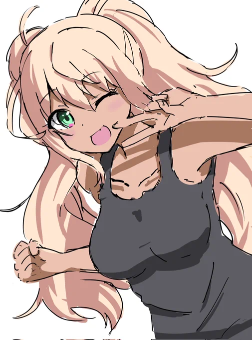 ワンドロでダンベル何キロ持てる?よりひびきちゃん 