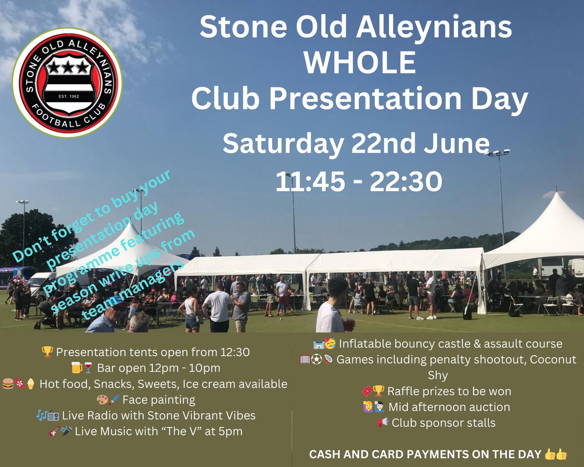 Announcing the whole Club Presentation Day for this year - 22nd June <a href="/bitofstone/">Little Bit of Stone</a>