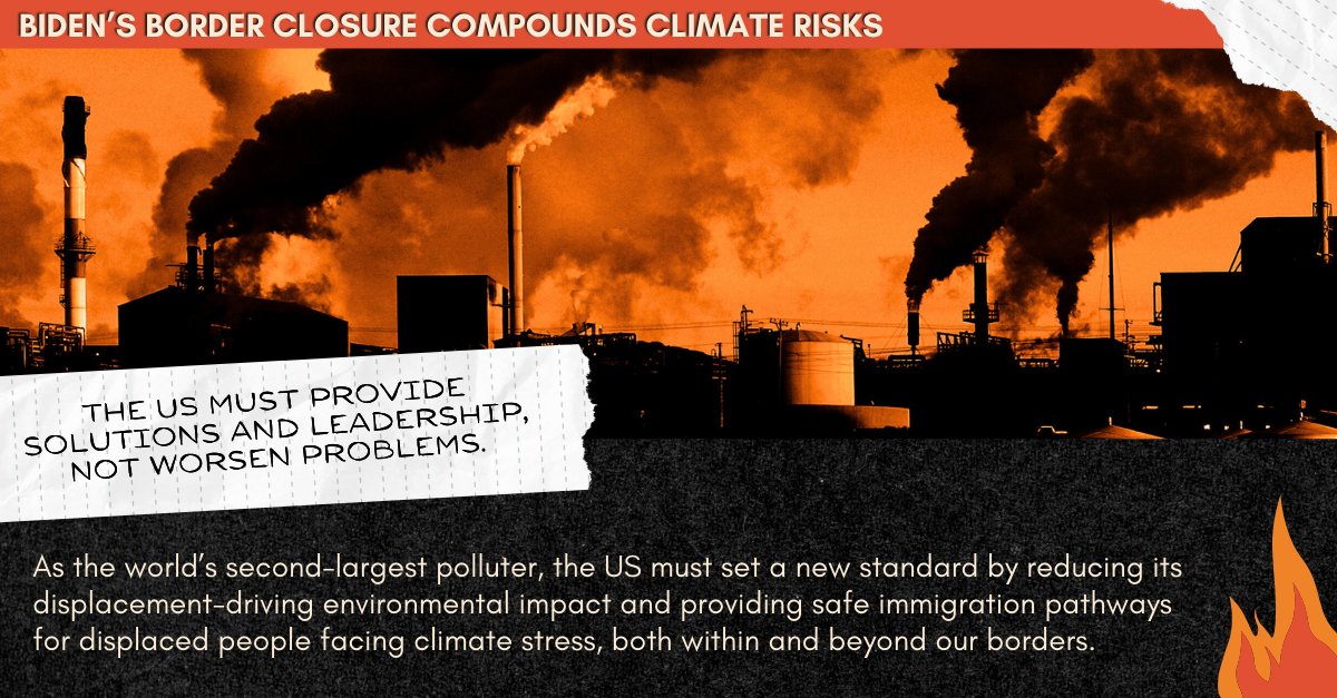jaymonteverde0's tweet photo. I used to work directly on immigrant justice and it will always be one of the issues closest to me, family, and friends. Biden's EO is a terrible step for both immigrants and for climate. And for the country. https://t.co/g6xR831Cge