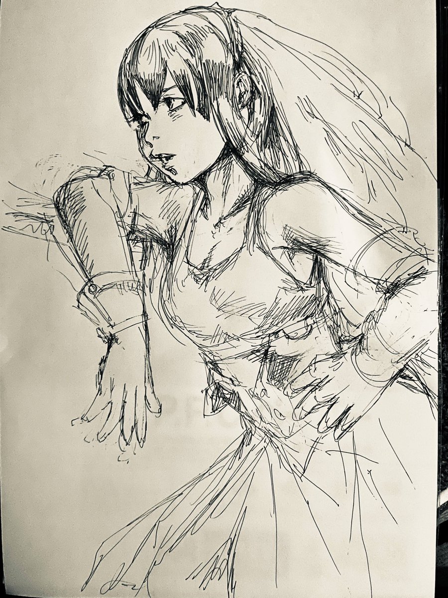 少し描きました。

夜勤の夜食休憩時に。
夜食は食べないので。

今回も時間無くて雑です😭

#イラスト #illustration #rkgk 