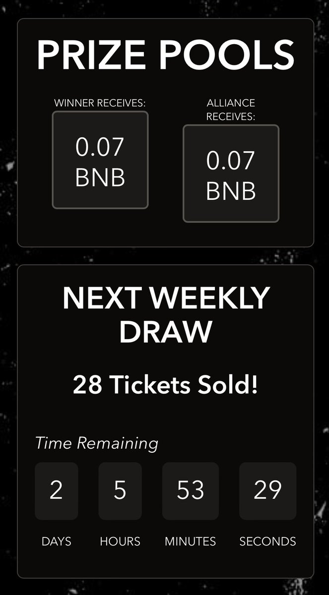 InterLinkAll's tweet photo. Kick off the weekend with some fun! 🎉

1st Prize: $50 (Will be sent to ticket holders wallet during the space)

•Rules: Purchase a Links Lotto ticket to enter.

2nd Prize $50

•Rules: Retweet, tag 3 friends, and comment #LinksLotto.

We will select 4 players who followed the rules above to join us on #InterLinkSunday for a Rock, Paper, Scissors showdown! Winner takes ALL!

Tickets are .01 BNB and available for everyone. Good luck everyone! 

Don’t miss out! https://t.co/c0EXJeEwgJ